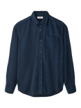 forét River Corduroy Regular Fit Shirt, Navy