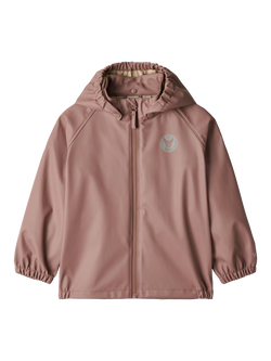 WHEAT Kids Chardy Hooded Rain Jacket, Dusty Lilac, Dusty Lilac