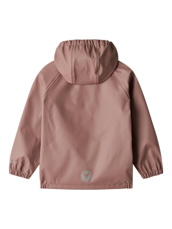 WHEAT Kids Chardy Hooded Rain Jacket, Dusty Lilac - view 2, Dusty Lilac