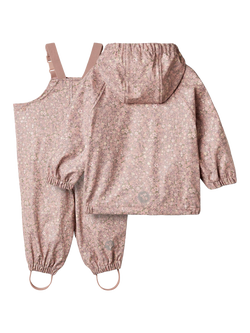 WHEAT Baby Charlie Rainwear Set, Powder/Multi - view 2, Powder/Multi