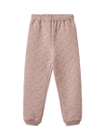 WHEAT Kids' Alex Quilted Water Repellent Trousers, Warm Rose