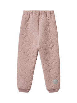 WHEAT Kids' Alex Quilted Water Repellent Trousers - view 2, Warm Rose