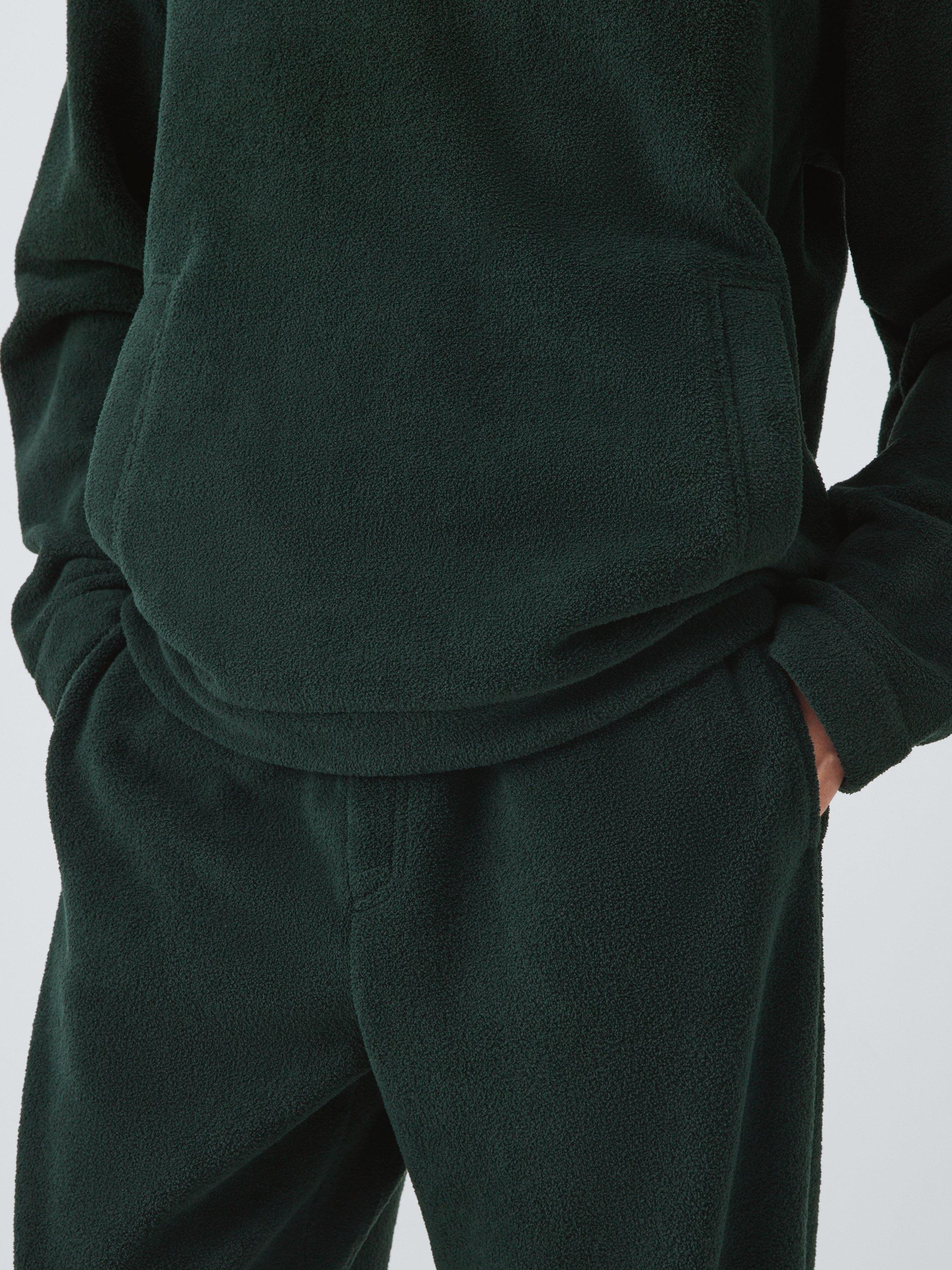 Product image 5 of 6, which shows John Lewis Fleece Lounge Pants, Mid Green, L