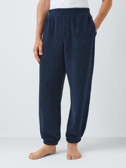John Lewis Fleece Lounge Pants, Navy, Blue Navy