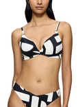 Triumph Summer Allure Padded Bikini Top, White/Black