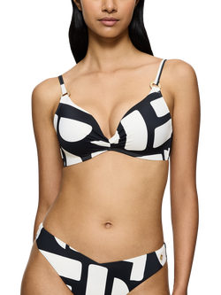 Triumph Summer Allure Padded Bikini Top, White/Black, White/Black