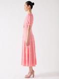 L.K.Bennett Pearl Jacquard Midi Dress, Rose