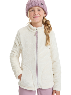 Roxy Kids' Igloo Zipped Jacket, Discreet Mauve