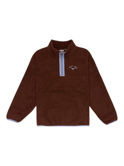 Roxy Kid's Lucky girl Long Sleeved Polar Fleece, Tiramisu, Tiramisu