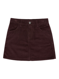 Roxy Kids' Rainfall Corduroy A-Line Skirt, Huckleberry, Huckleberry