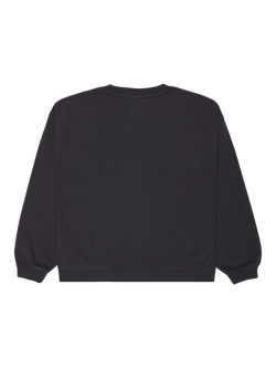 Roxy Kids' Lineup Cotton Blend Crew Neck Graphic Sweatshirt, Anthracite - view 2, Anthracite