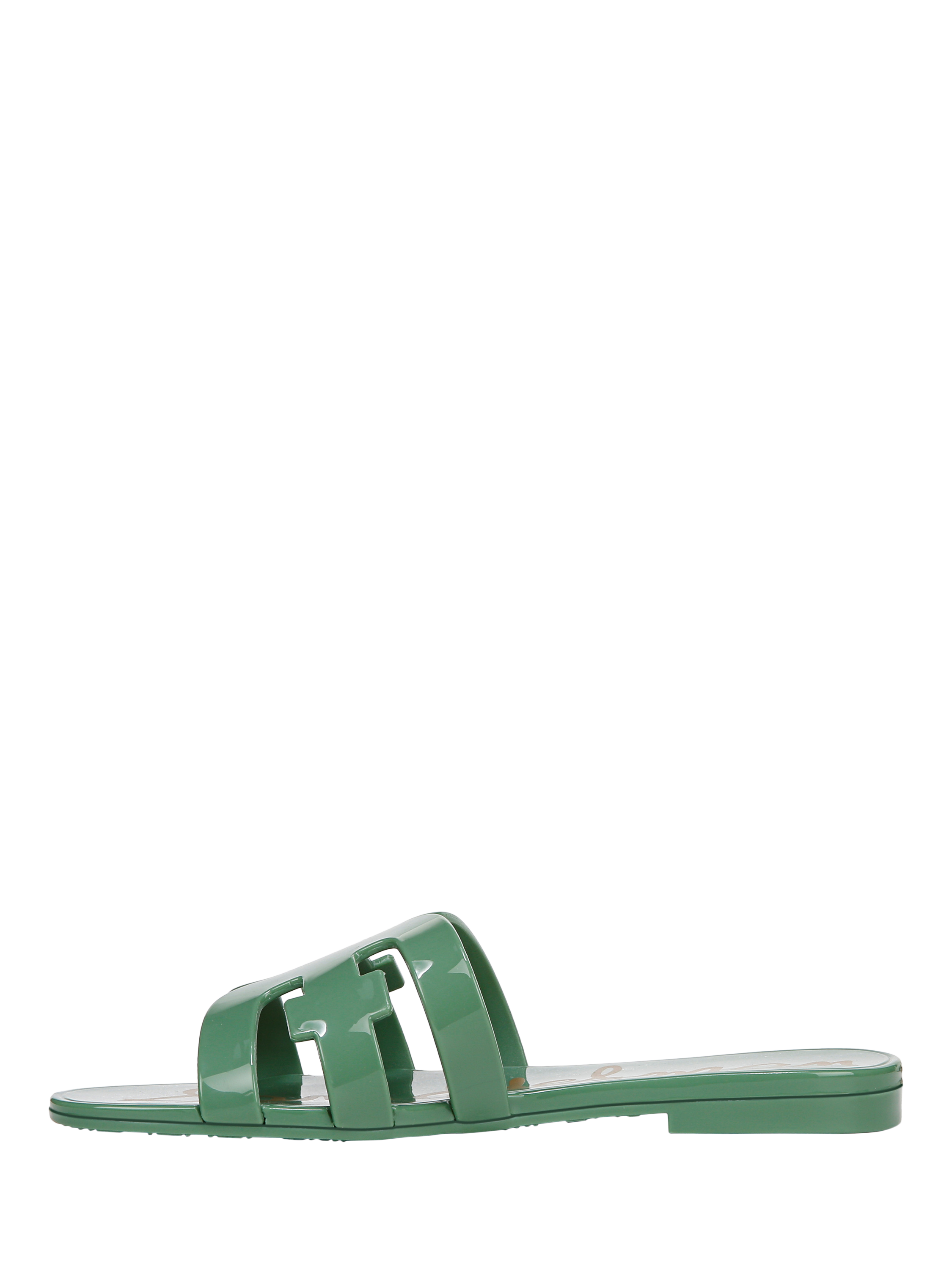 Product image 2 of 6, which shows Sam Edelman Bay Jelly Slider Sandals, Green Garden, 3