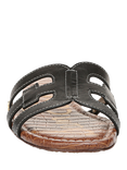 Sam Edelman Bay Leather Sliders, Black