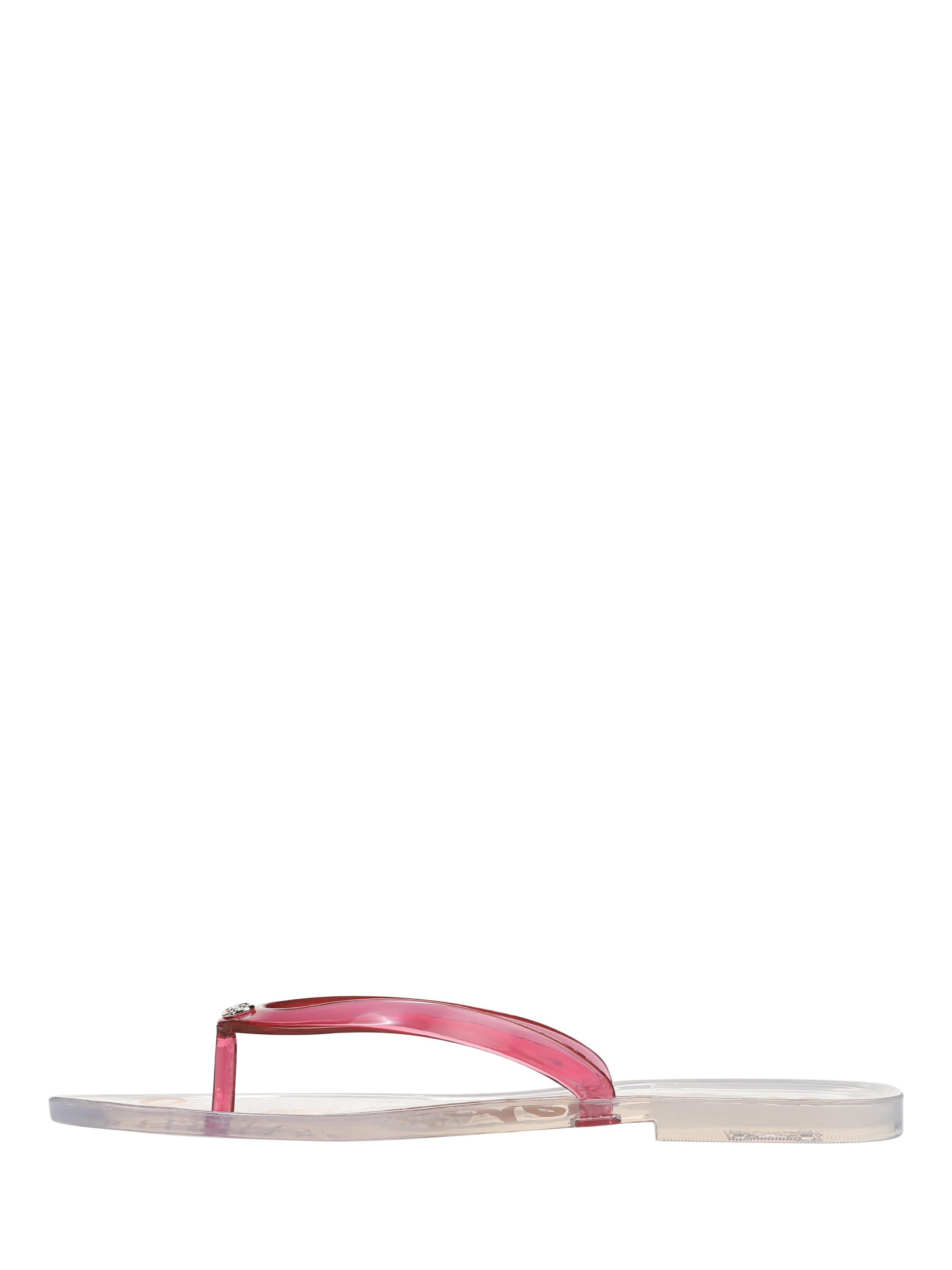 Product image 2 of 6, which shows Sam Edelman Dean Jelly Toe Post Sandals, Pink, 3