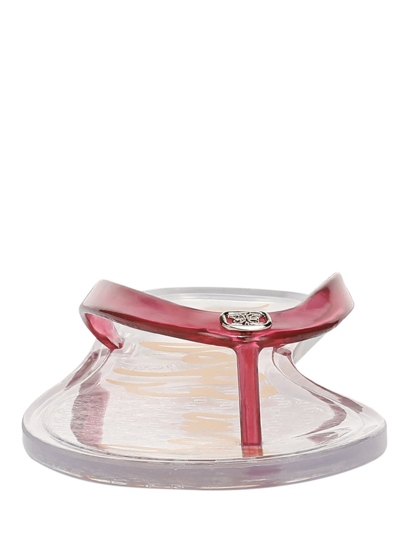 Product image 4 of 6, which shows Sam Edelman Dean Jelly Toe Post Sandals, Pink, 3