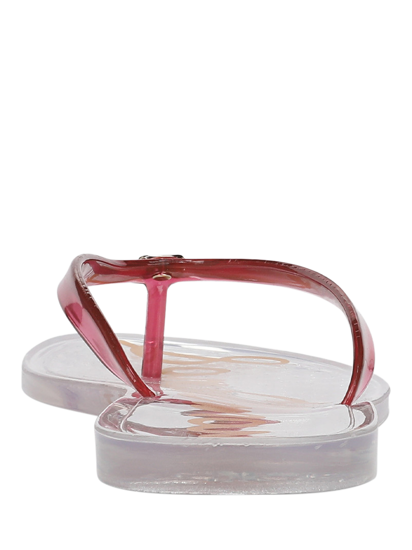 Product image 5 of 6, which shows Sam Edelman Dean Jelly Toe Post Sandals, Pink, 3