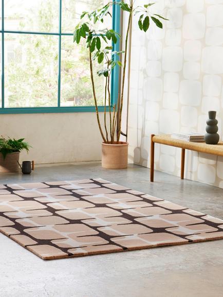 Scion Going Lokho Pure Wool Rug - view 2, Dusk