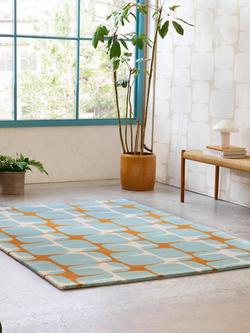 Scion Going Lokho Pure Wool Rug - view 2, Sky