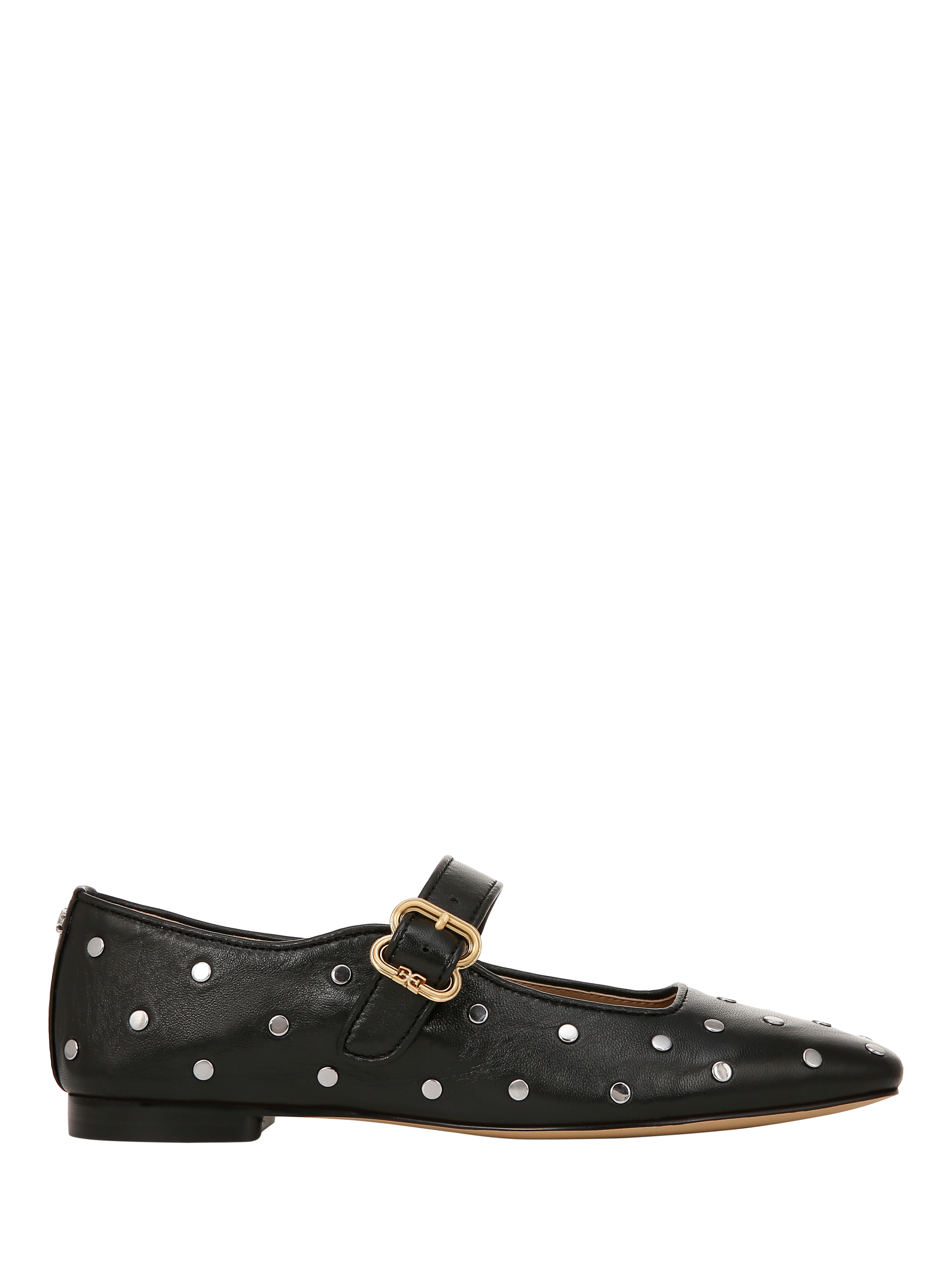 Sam Edelman Michaela Stud Leather Mary Jane Shoes, Black