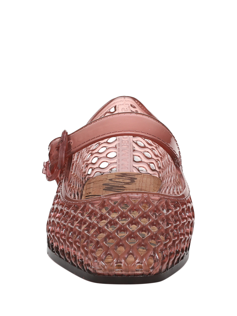 Product image 2 of 6, which shows Sam Edelman Michaela Jelly Mary Jane Shoes, Pink Lily, 3.5