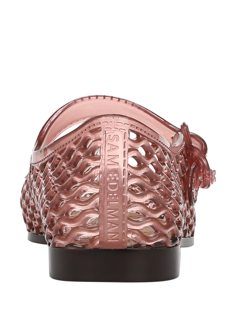 Product image 4 of 6, which shows Sam Edelman Michaela Jelly Mary Jane Shoes, Pink Lily, 3.5