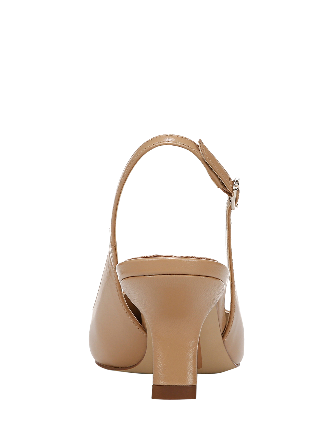 Product image 5 of 6, which shows Sam Edelman Bianka Kitten Heel Slingback Court Shoes, French Sand, 3