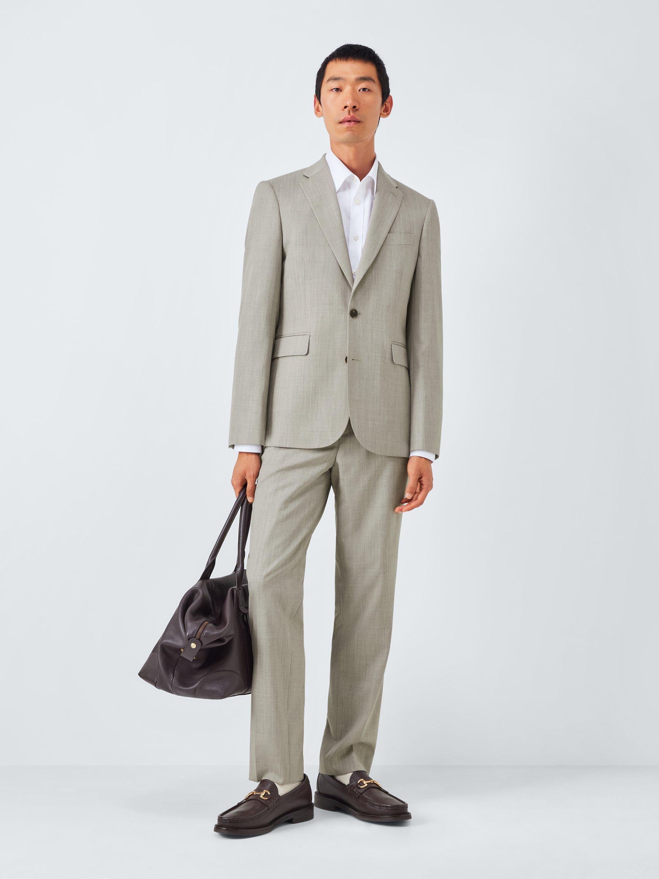 Product image 3 of 7, which shows John Lewis Washable Regular Fit Notch Lapel Suit Jacket, Neutral, 36R