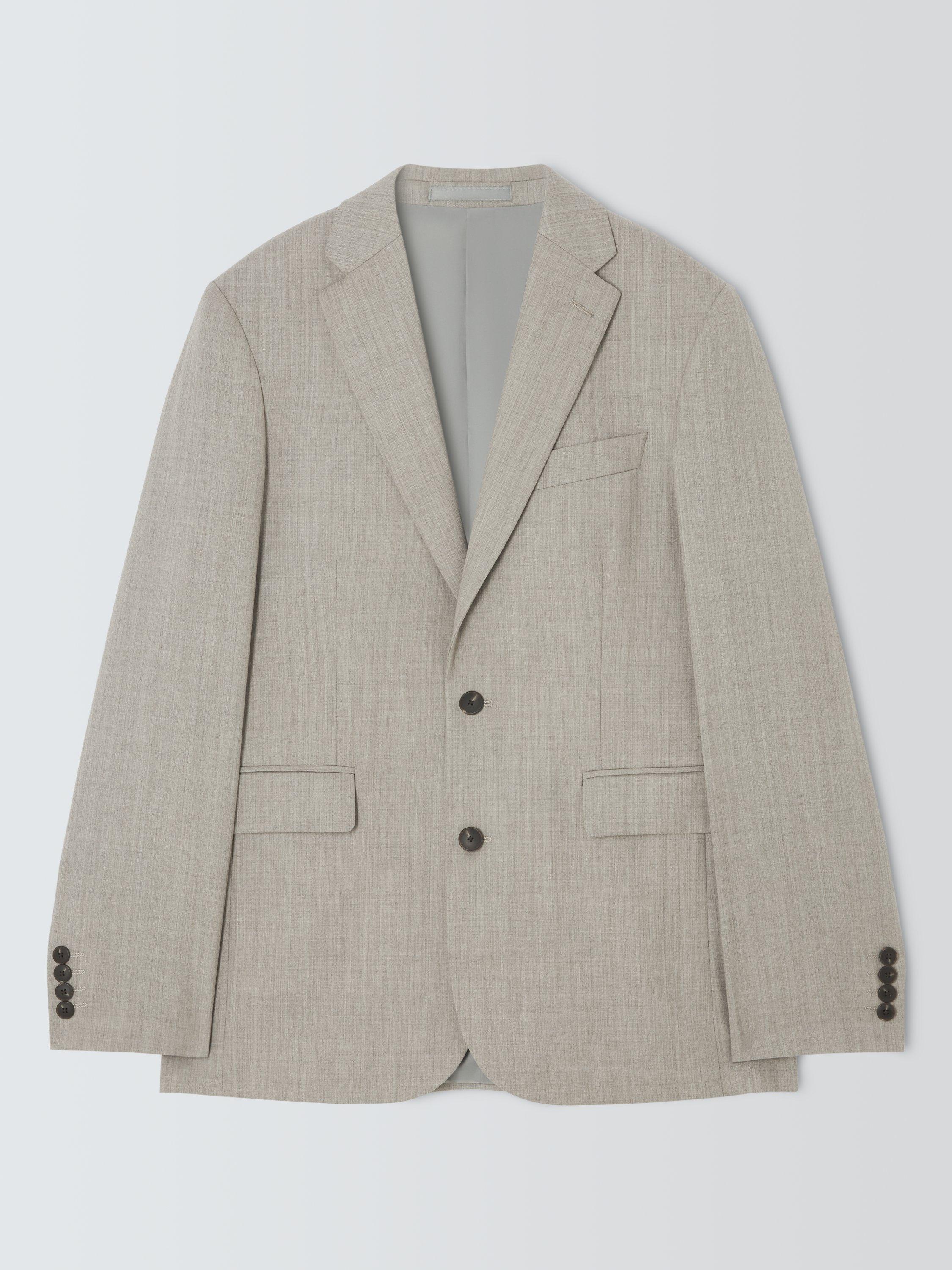 Product image 4 of 7, which shows John Lewis Washable Regular Fit Notch Lapel Suit Jacket, Neutral, 36R