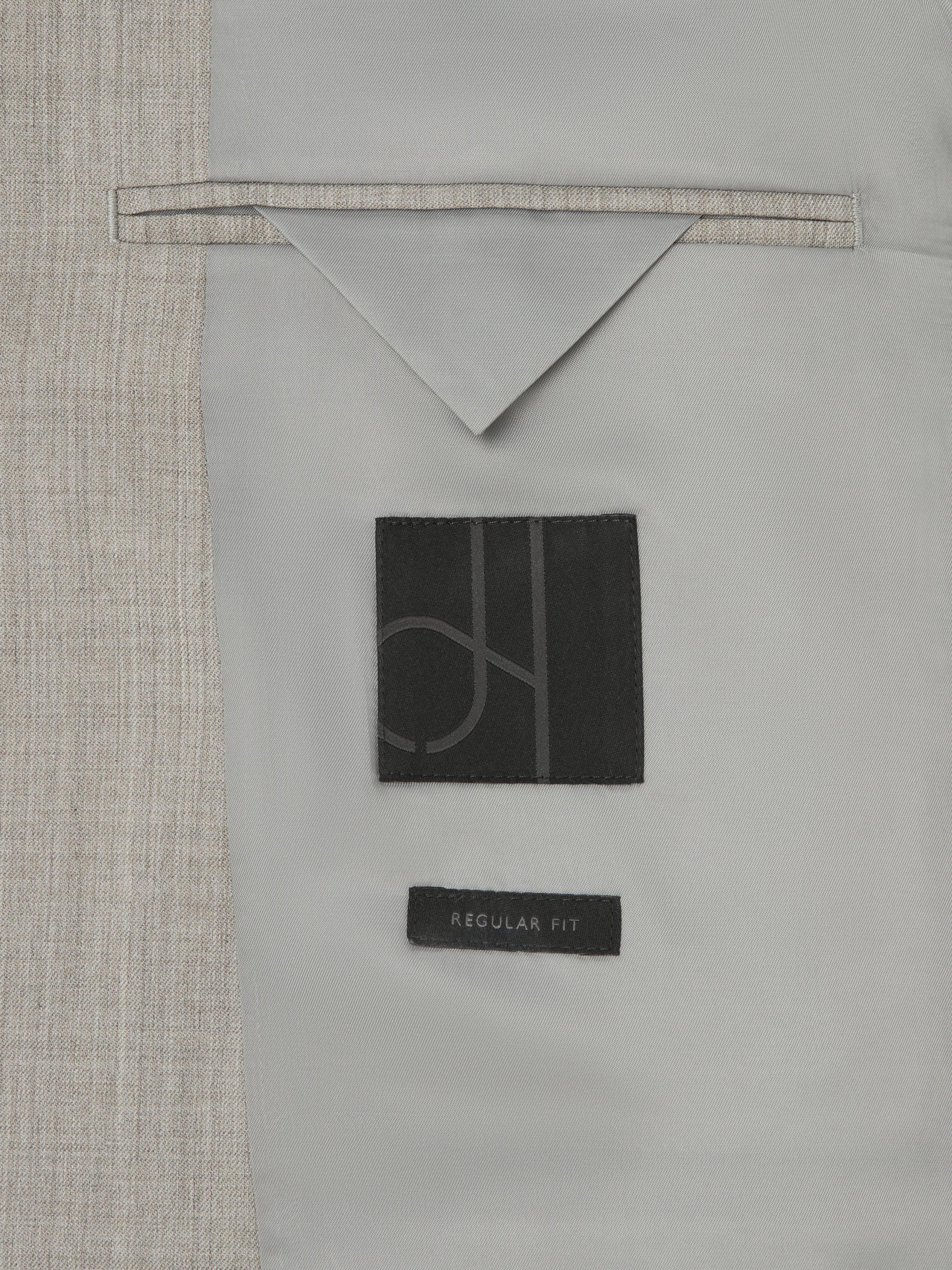 Product image 7 of 7, which shows John Lewis Washable Regular Fit Notch Lapel Suit Jacket, Neutral, 36R