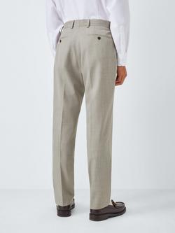 John Lewis Washable Wool Blend Regular Fit Suit Trousers - view 2, Neutral