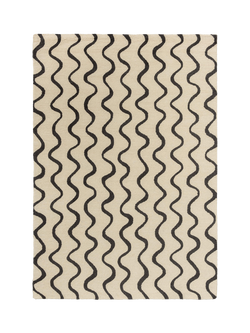 Scion Ribbon Pure Wool Rug, Charcoal