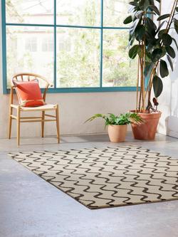 Scion Ribbon Pure Wool Rug - view 2, Charcoal