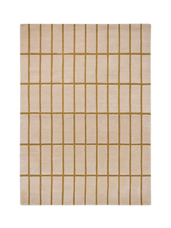 Marimekko Tilliskivi Pure Wool Rug, Yellow