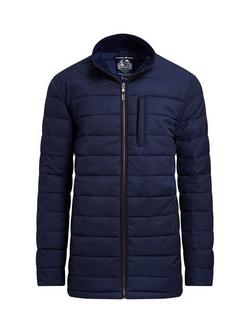 Raging Bull Midweight Quilted Jacket, Navy - view 2, Navy