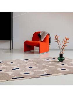 Marimekko Unikko Floral Pure Wool Rug - view 2, Greige