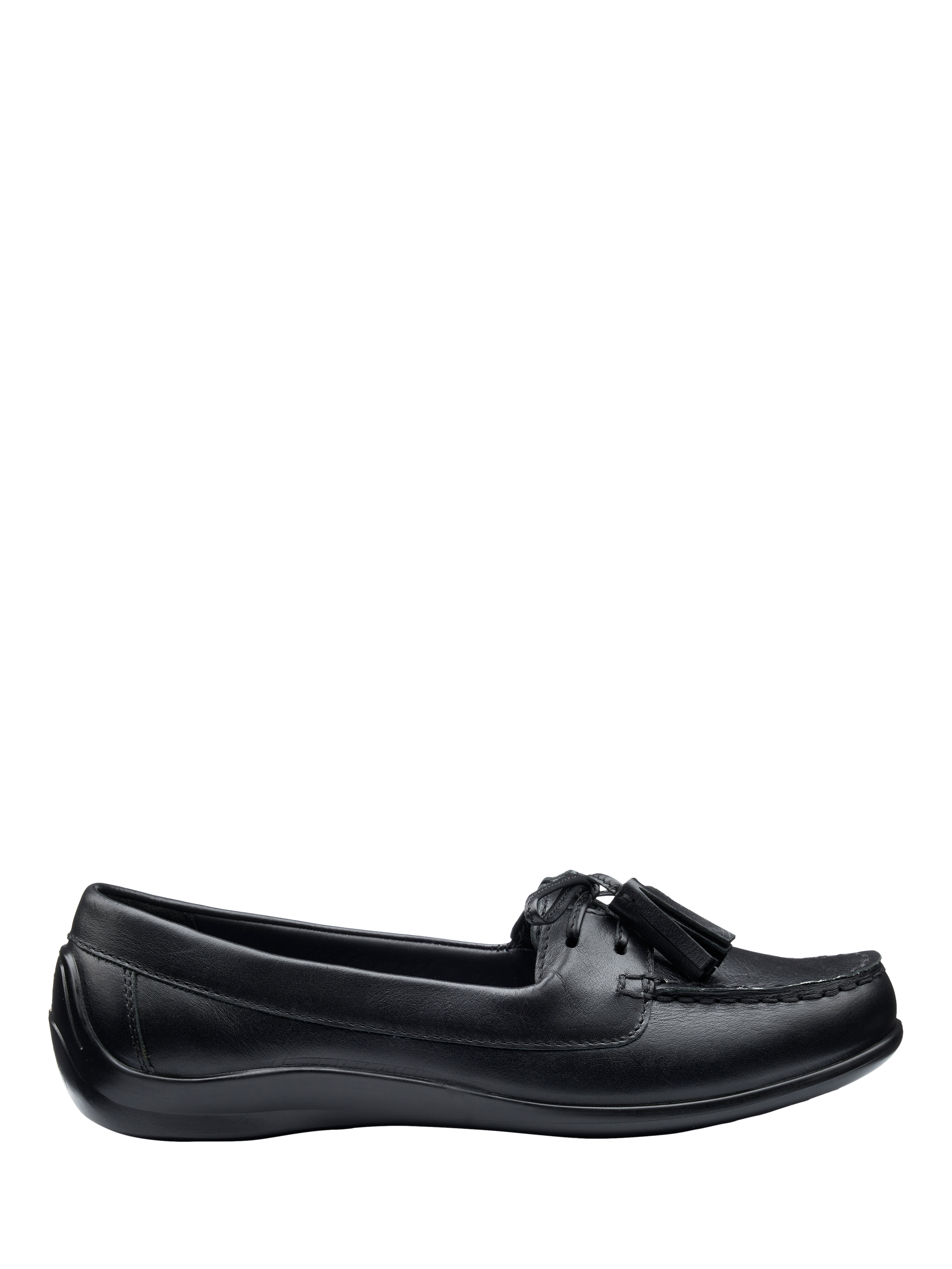 Product image 1 of 4, which shows Hotter Bay II Leather Loafers, Black, 3
