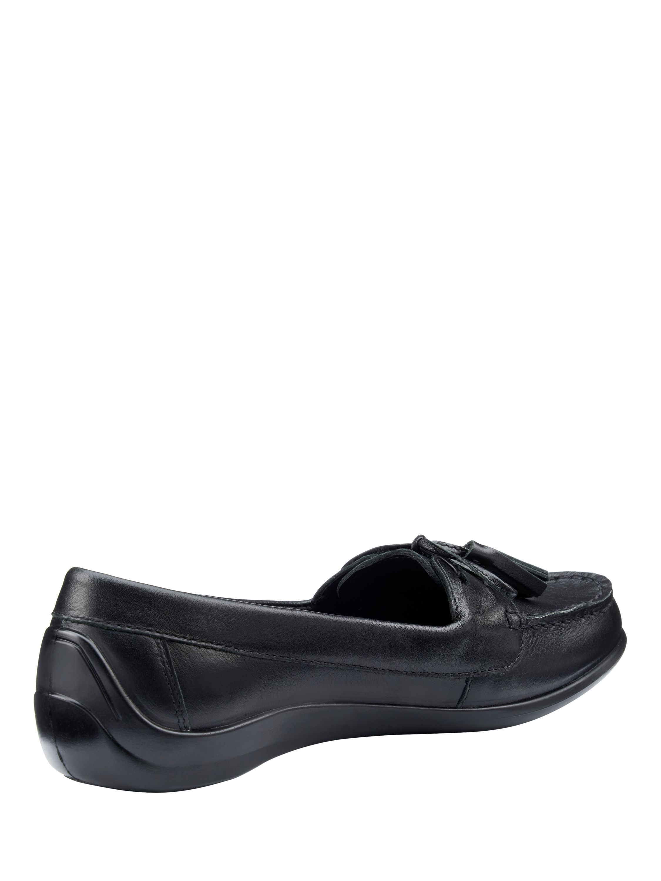 Product image 4 of 4, which shows Hotter Bay II Leather Loafers, Black, 3