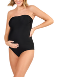 JoJo Maman Bébé Bandeau Maternity Swimsuit, Black
