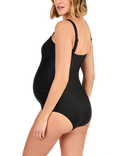 JoJo Maman Bébé Bandeau Maternity Swimsuit, Black