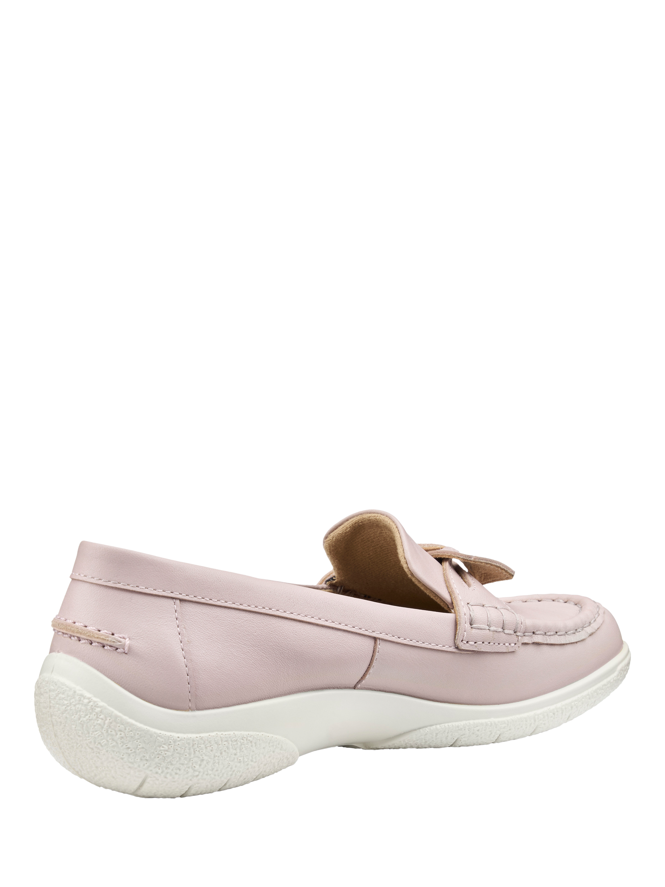 Product image 4 of 4, which shows Hotter Cabana Leather Loafers, Light Mink, 3