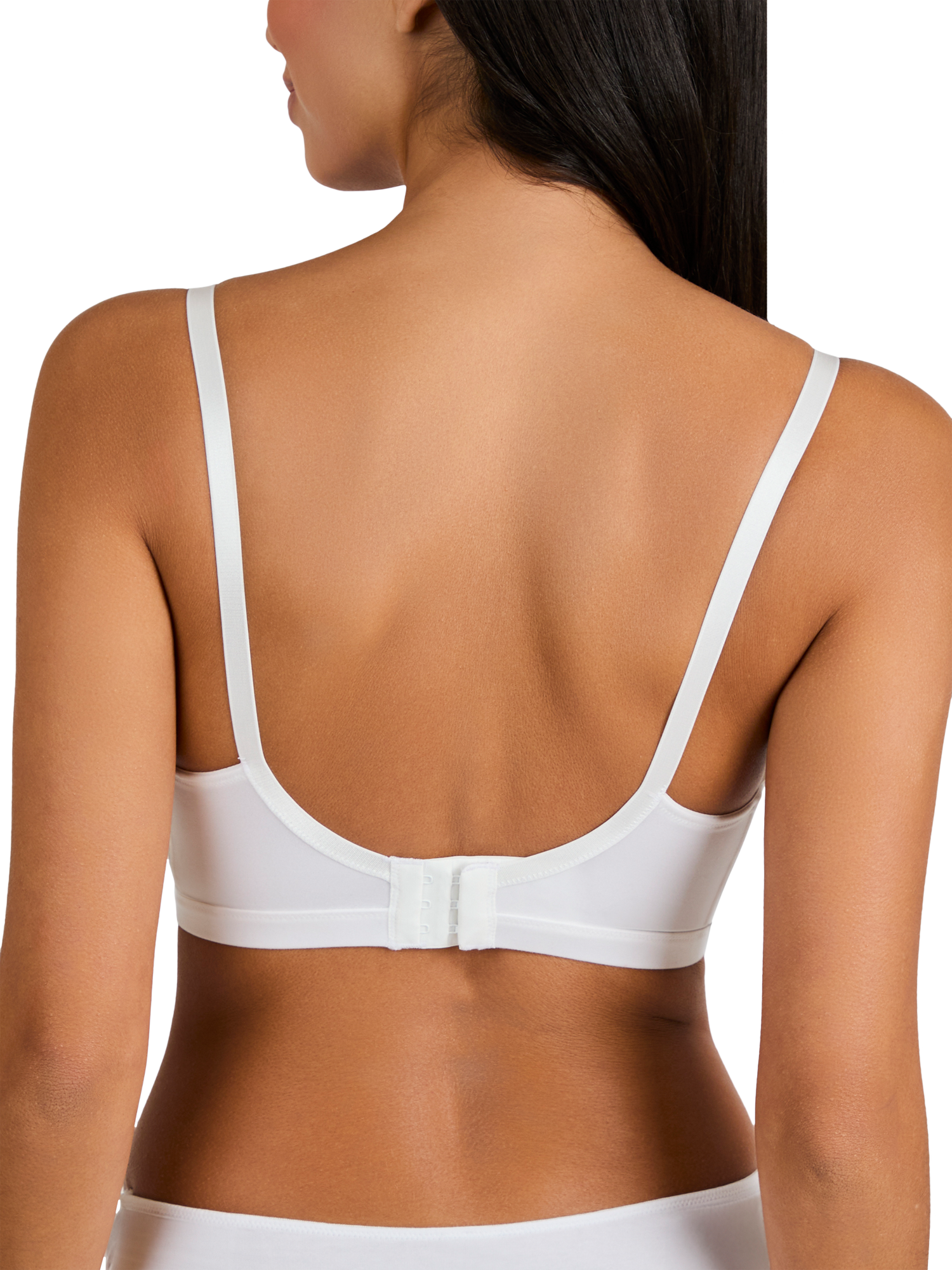 Product image 4 of 10, which shows JoJo Maman Bébé Maternity & Nursing T-Shirt Bras, Pack of 2, Black, 32DD