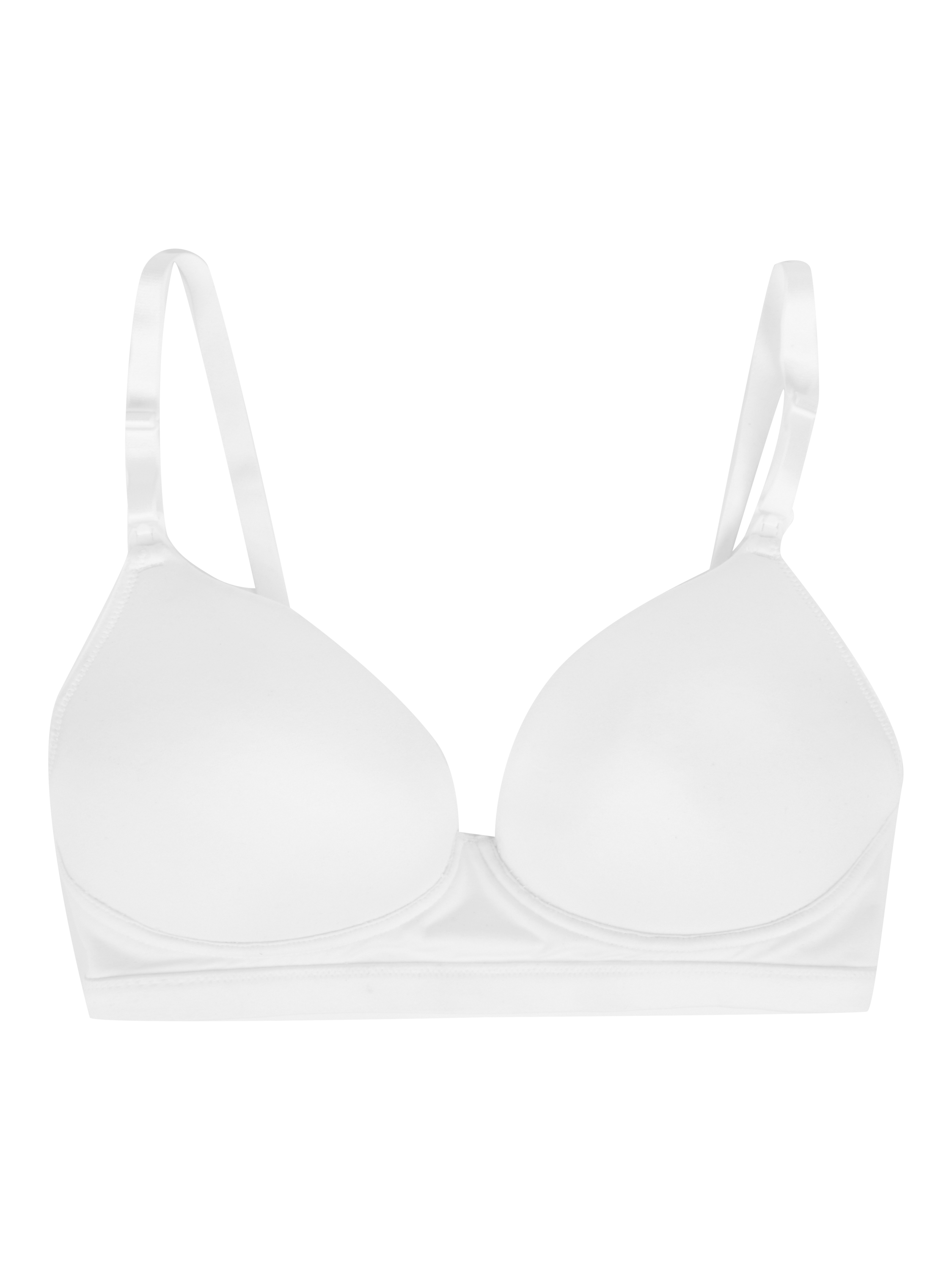 Product image 5 of 10, which shows JoJo Maman Bébé Maternity & Nursing T-Shirt Bras, Pack of 2, Black, 32DD