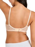 JoJo Maman Bébé Emma Jane Lace Trim Nursing T-Shirt Bra, Natural