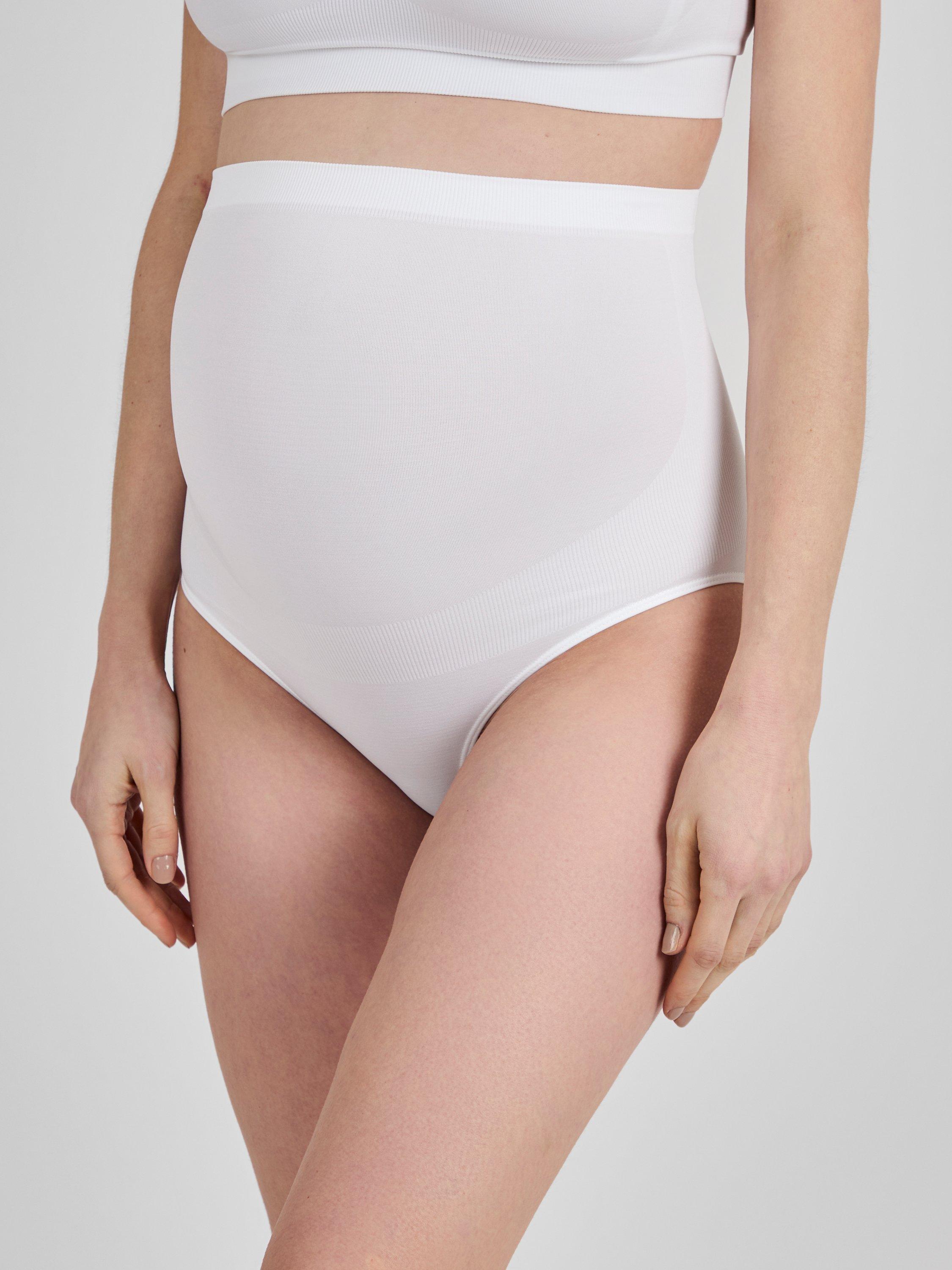 Product image 6 of 6, which shows JoJo Maman Bébé Maternity Support Knickers, Pack of 2, White, S