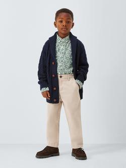John Lewis Heirloom Collection Kids' Straight Chinos, Light Taupe - view 2, Light Taupe