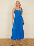Yumi Sleeveless Midi Sun Dress, Blue, Blue