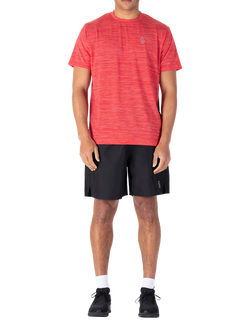 LUKE 1977 Twenty Four Seven Cotton Regular Fit Short Sleeve T-Shirt & Shorts Set, Bright Red