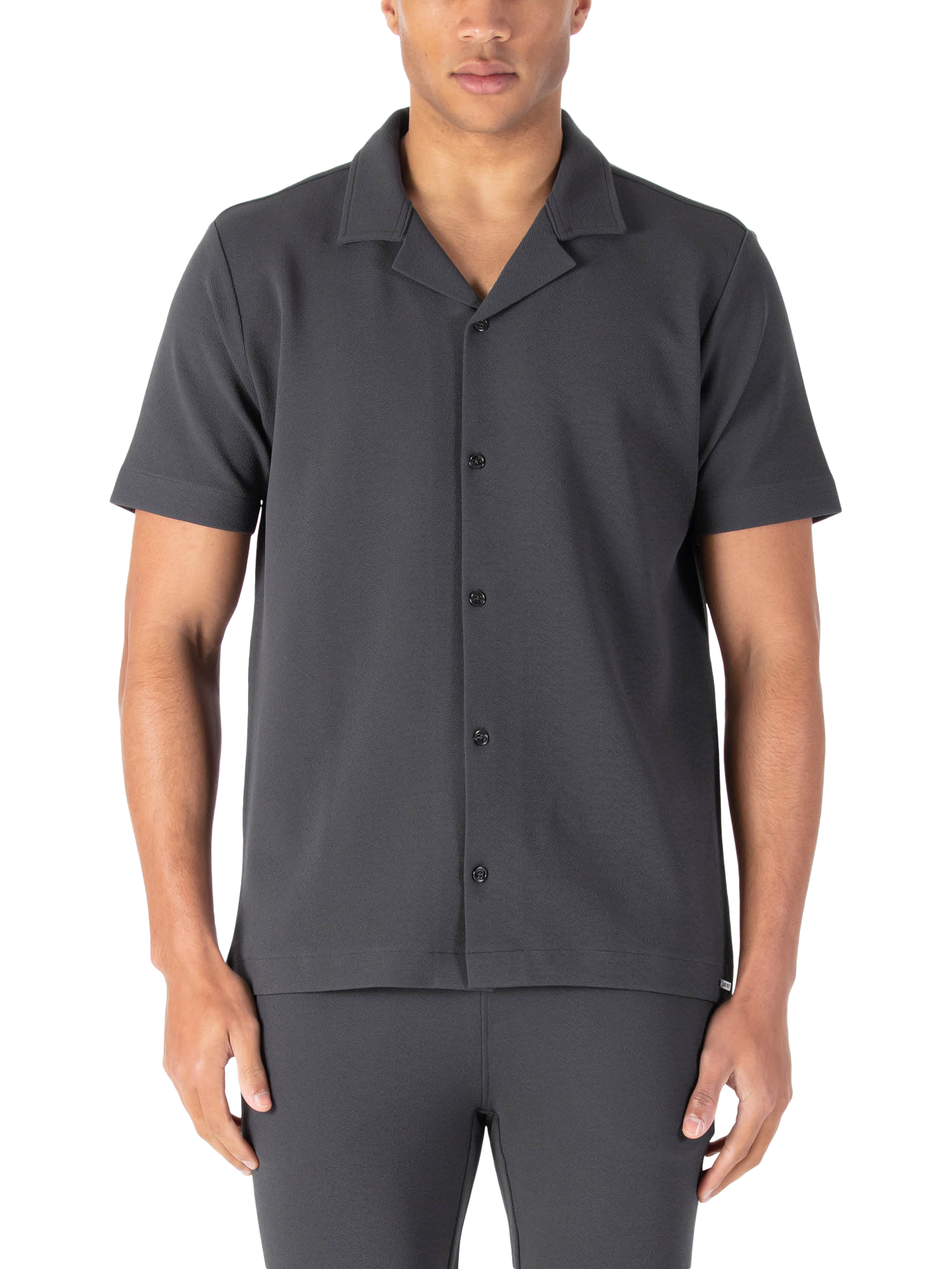 Product image 1 of 5, which shows LUKE 1977 Kawa Regular Fit Shirt, Charcoal, XS