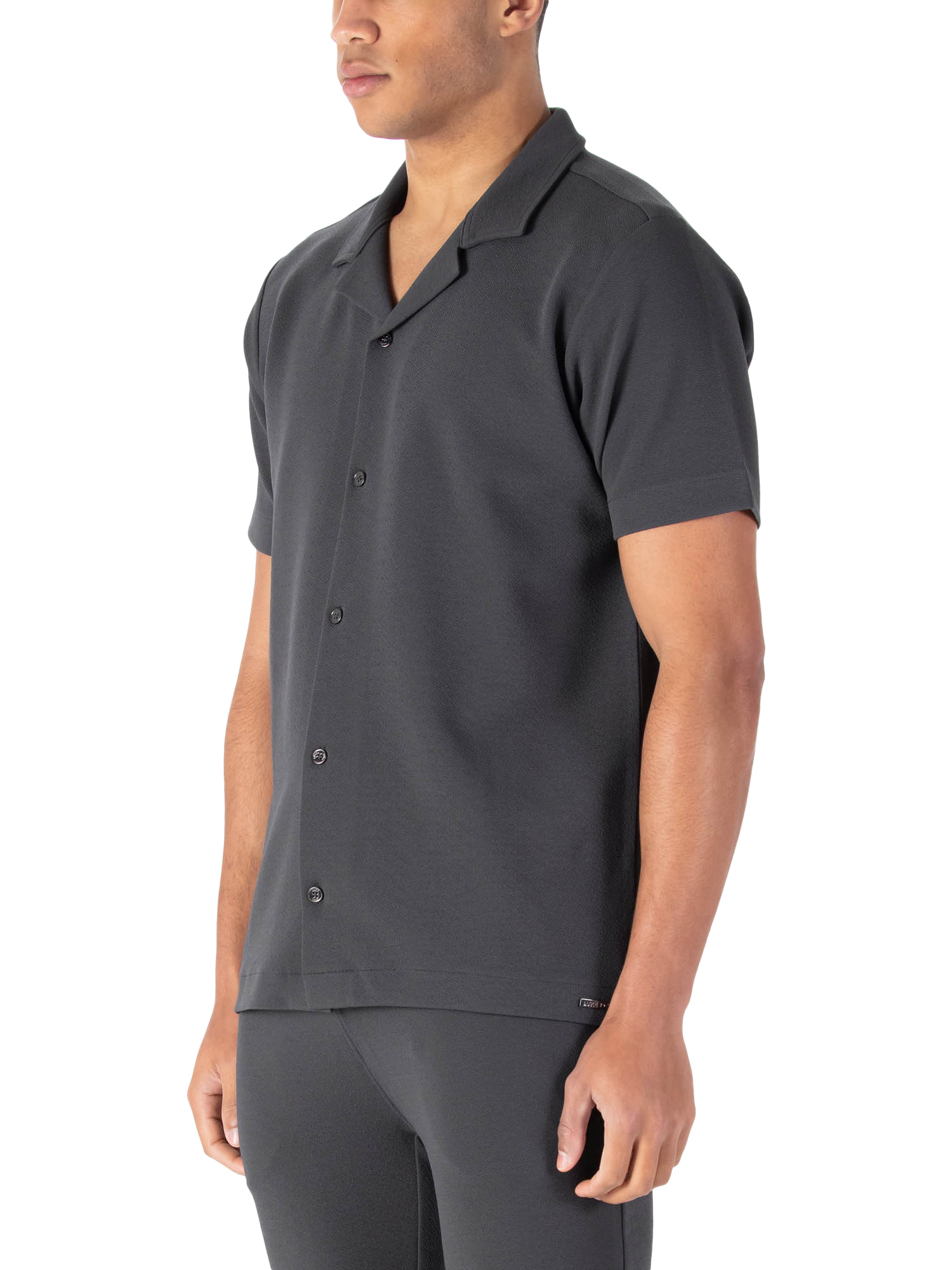 Product image 3 of 5, which shows LUKE 1977 Kawa Regular Fit Shirt, Charcoal, XS