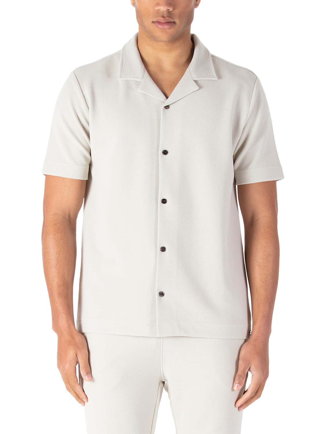 Product image 1 of 6, which shows LUKE 1977 Kawa Regular Fit Shirt, Ice Grey, XS